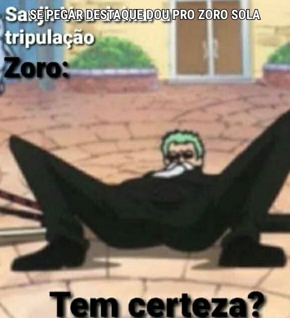 porque o zoro sola