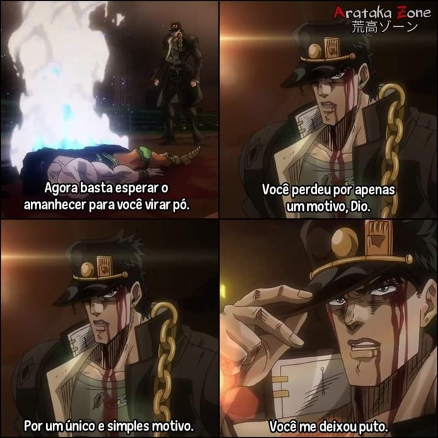 Belas palavras do Jotaro, ticket e para os fracos, os fortes conseguem  peitar de boas o desafio(P.S.: Se isso aparecer mais de uma vez, peço  desculpas, e q as vezes acaba demorando