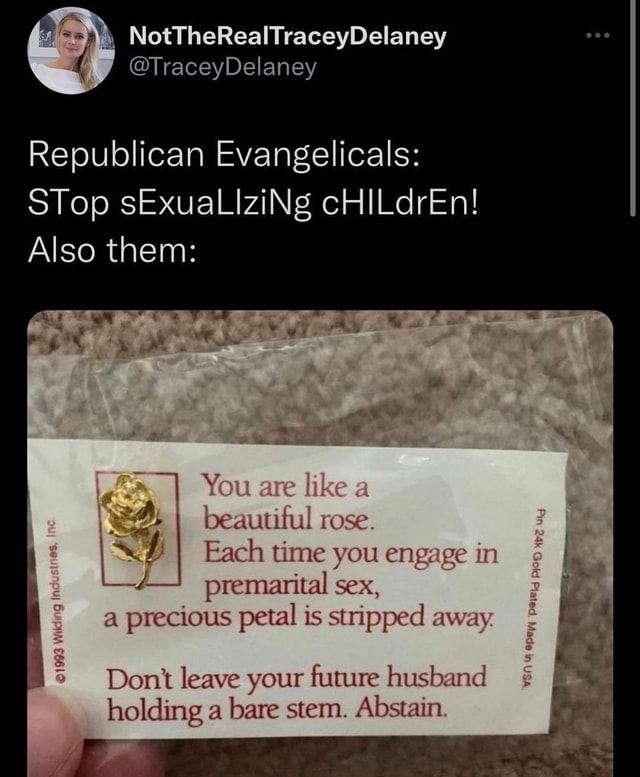 NotTheReallraceyDelaney Tracey Delaney Republican Evangelicals: STop NotTheReallraceyDelaney Tracey Delaney Republican Evangelicals: STop