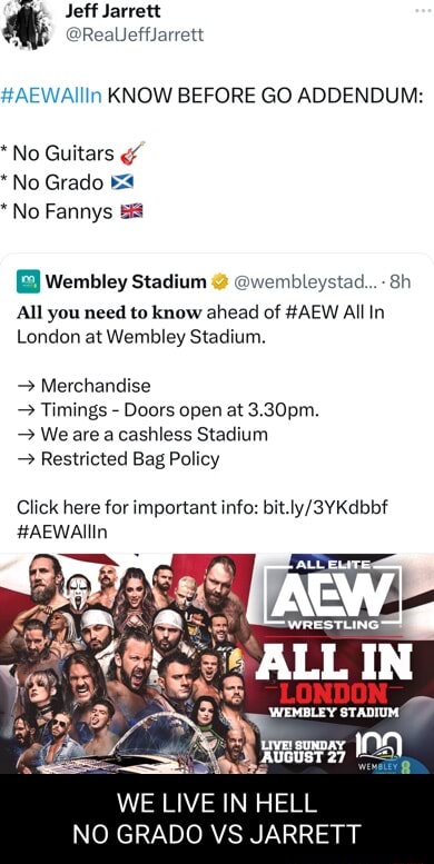 AEW: All In London at Wembley Stadium