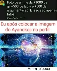 Foto de anime da +1000 de qi, +500 de lábia e +500 de argumentação. E isso  são apenas fatos. Eu do - iFunny Brazil