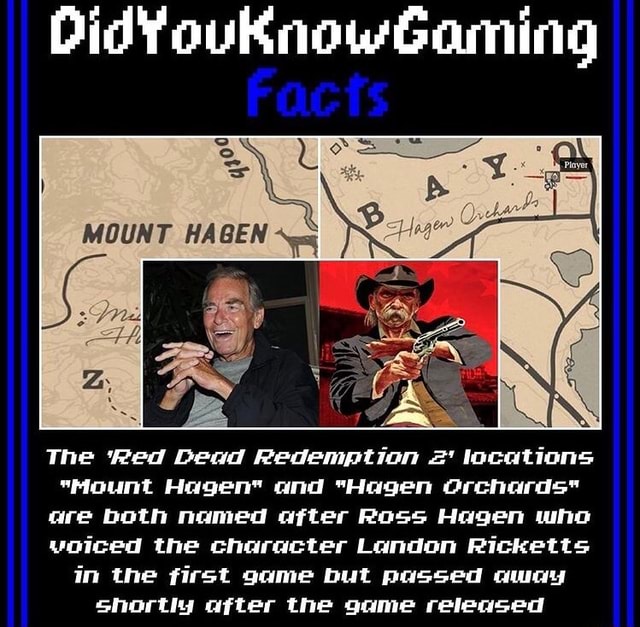 DidYouKnowGaming MOUNT HAGEN The 'Red Dead Redemption 2' locations