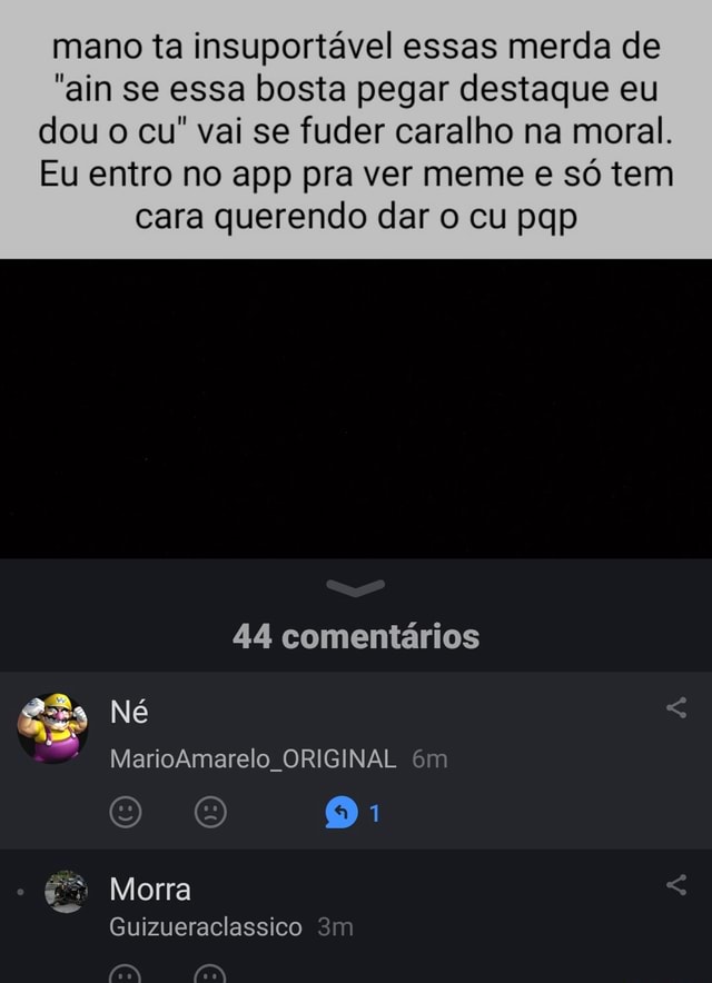 Acabou essab.. ACABOU ESSA MERDA! - Gênio Quiz 5 malena010102 - 170 mil  visualizações há 7 anos Acabou Essa Bosta iCaSy Lug - 91 mil visualizações  - há 9 anos - iFunny Brazil