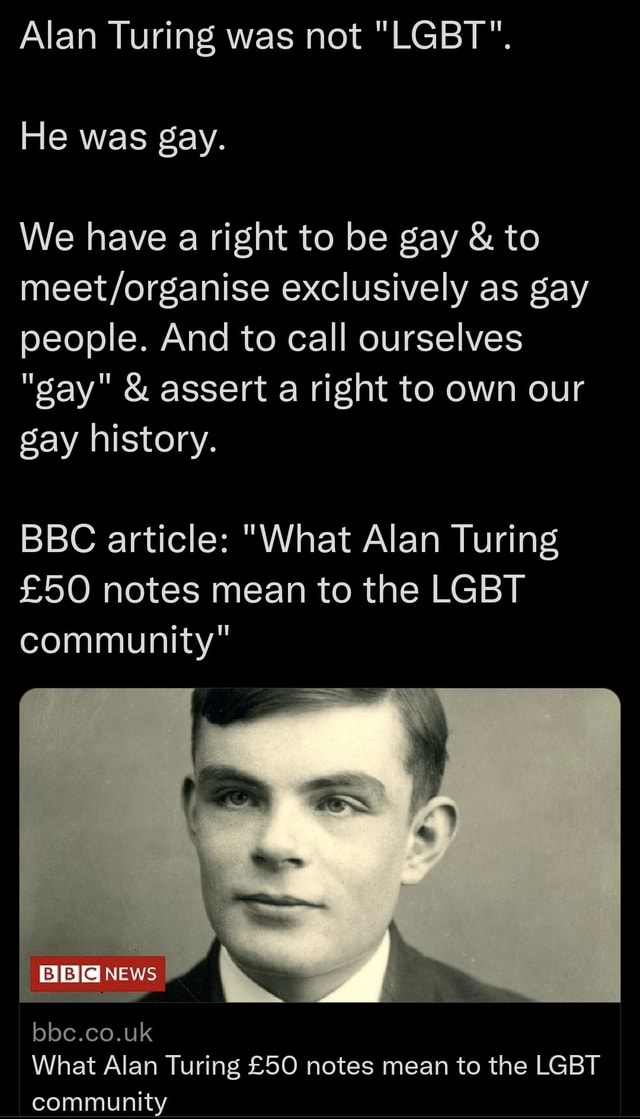 Queer Portraits in History - Alan Turing