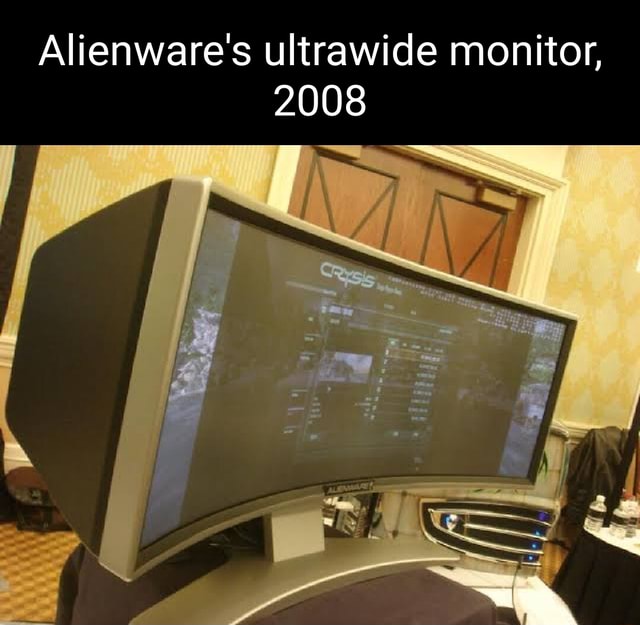 Alienware's ultrawide monitor, - iFunny Brazil
