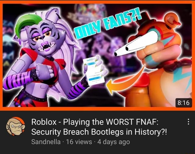 found this bootleg fnaf movie game on roblox : r/crappyoffbrands