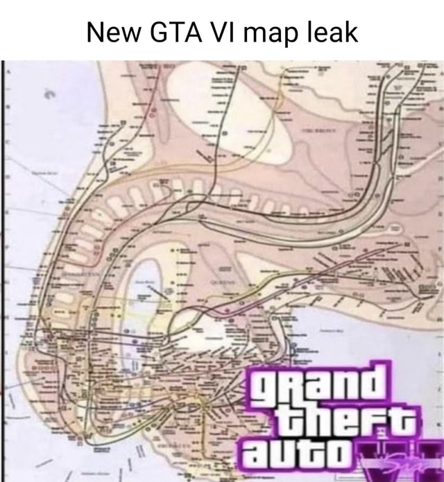 GTA 6 leaked map - 9GAG