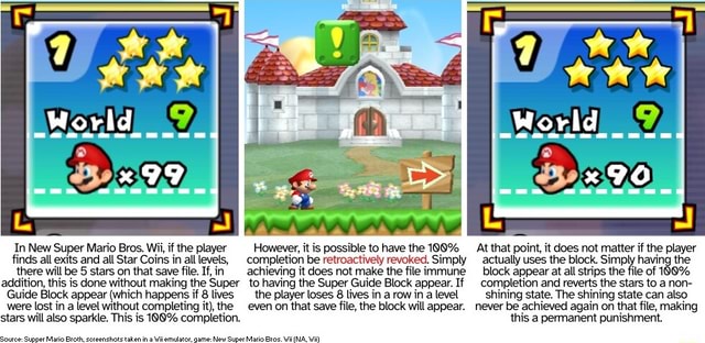 filter video Taxpayer In New Super Mario Bros. Wii, if the player However, it is possible to have  the 199% At that point, it does not matter if the player finds all exits  and alll