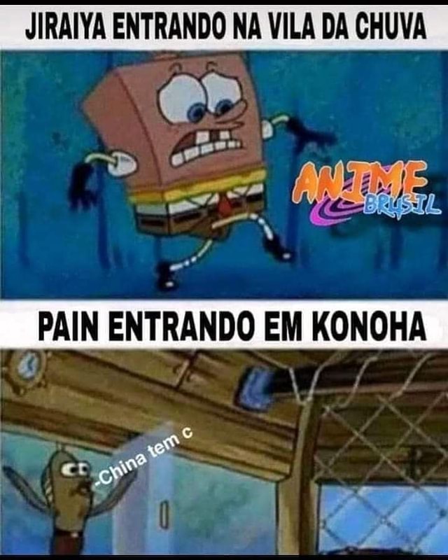 Aldeia da folha sendo destruída Pain: onde está o Naruto Ninjas: - iFunny  Brazil