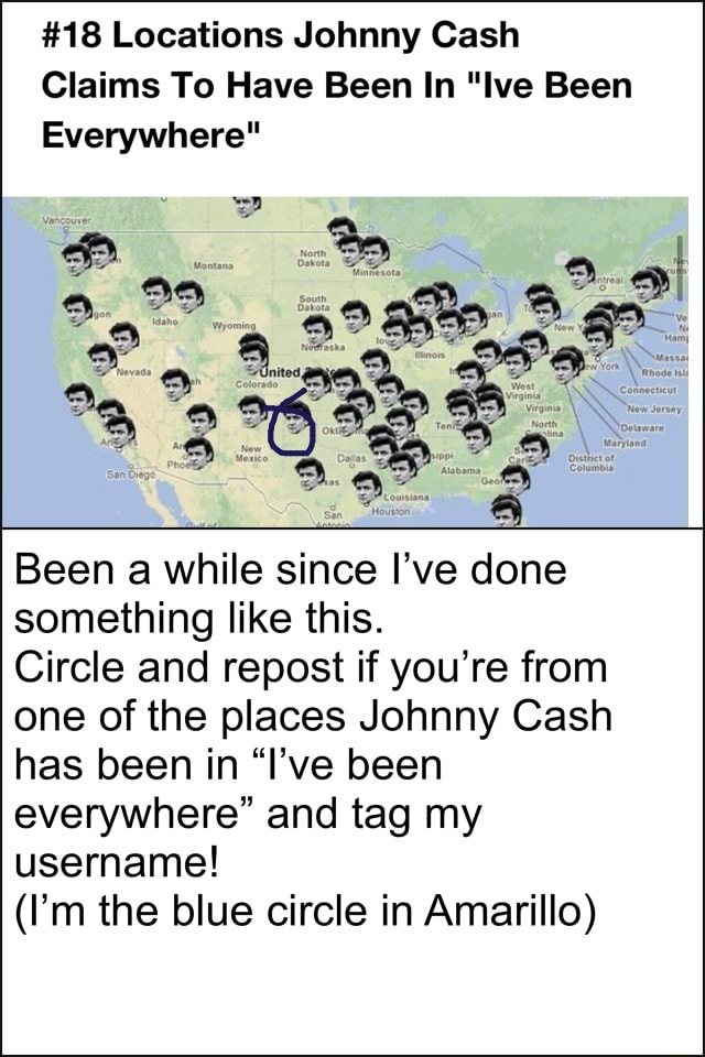 Interactive Map of Everywhere Johnny Cash Has Been