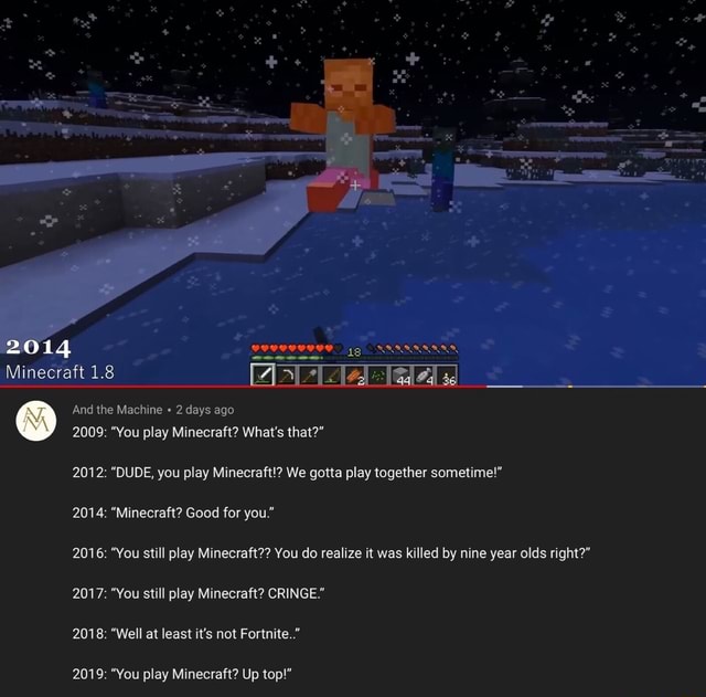 Why You Play Minecraft?