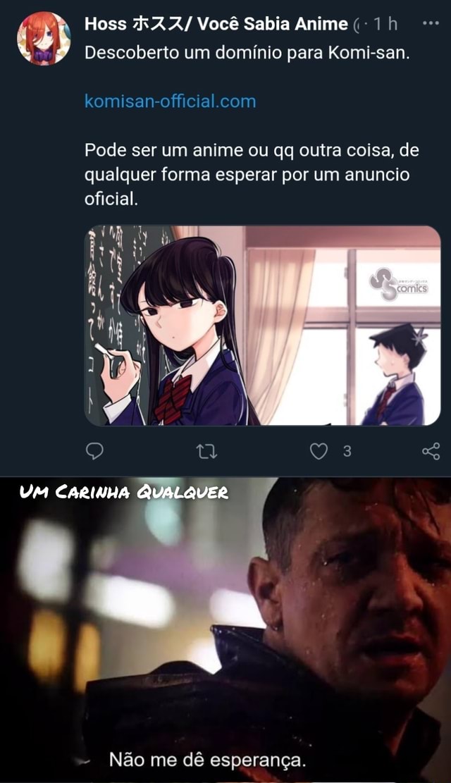 Komi-san  Você Sabia Anime