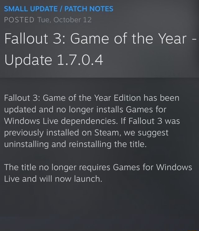 Fallout 3: Game of the Year Edition on Steam