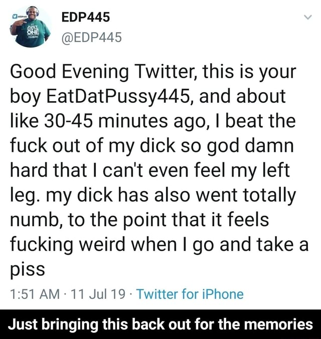 When did EDP445 release “Good Evening Twitter”?