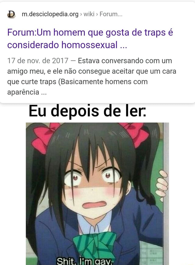 Cara para homem, Wiki