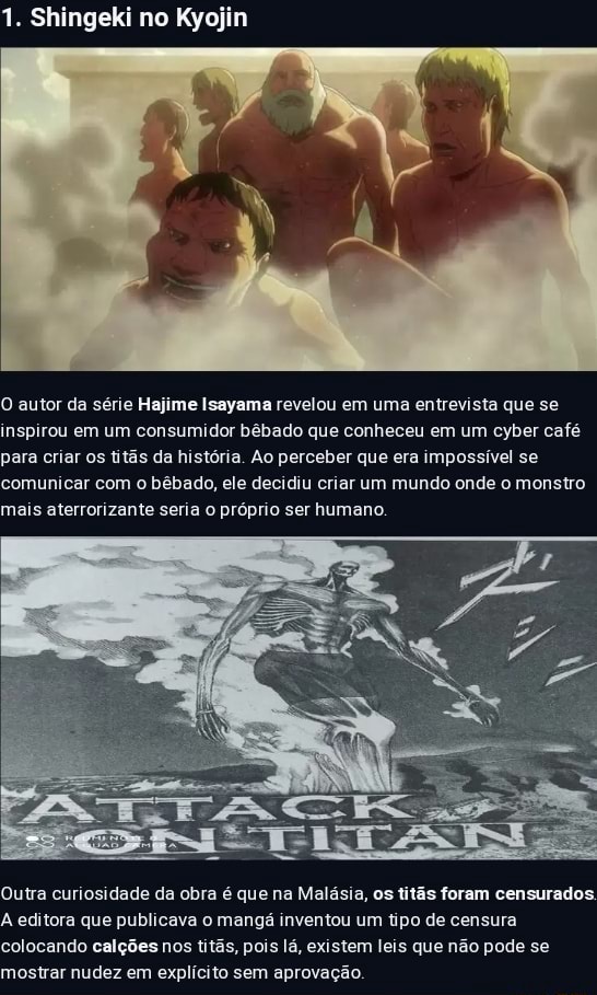 Mundo Animes: Entrevista Com Hajime Isayama