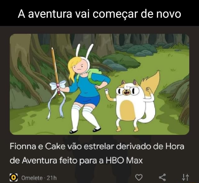 Hora de Aventura Brasil  Hora De Aventura Com Fionna E Cake