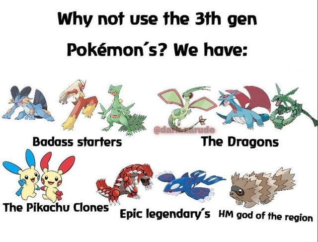 Briefly describing Legendaries: Gen 5 : r/pokemonmemes