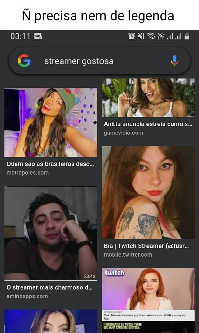 TWITCH fazendo Streamers Brasileiros de REFENS - iFunny Brazil