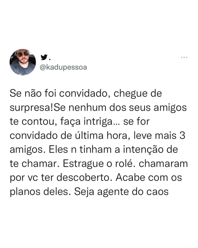 Nem fudendo VOCÊ FOI CONVIDADOÇAS A ENTRAR EM UM SERVIDOR