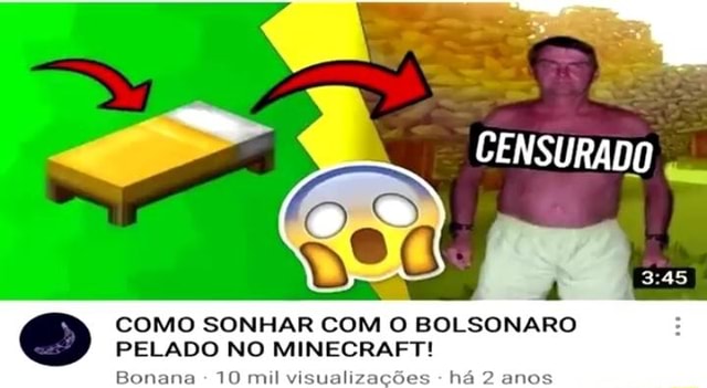 Comunidade de Minecraft on X: bolsonaro jogando minecraft   / X