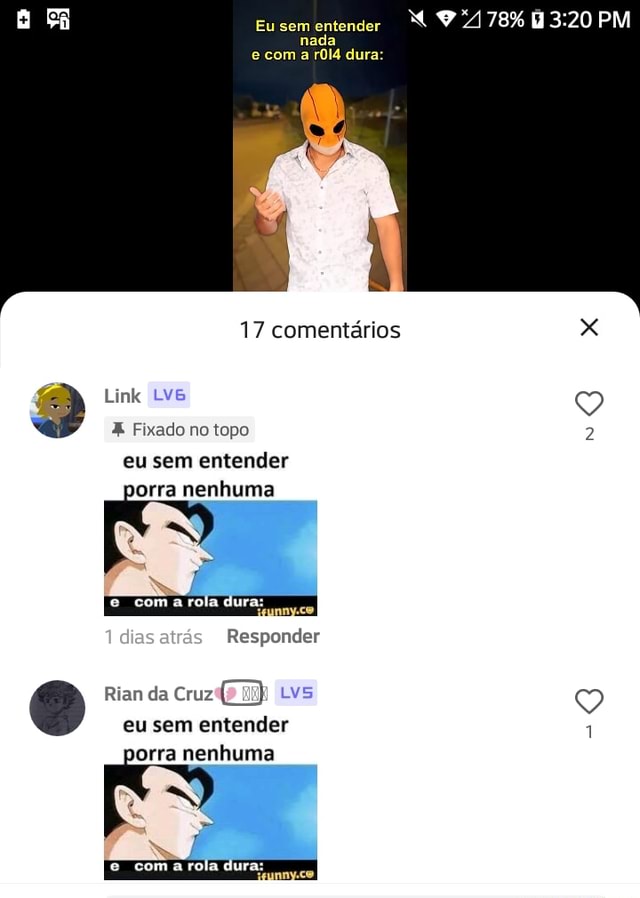 Pm Eu Sem Entender Nada E Com A R L Dura Coment Rios X Fixado No