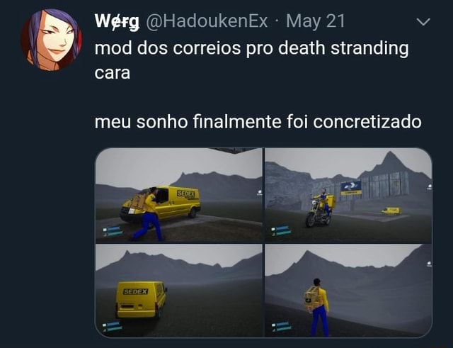 Brasileiro cria sua própria versão de Death Stranding com Correios