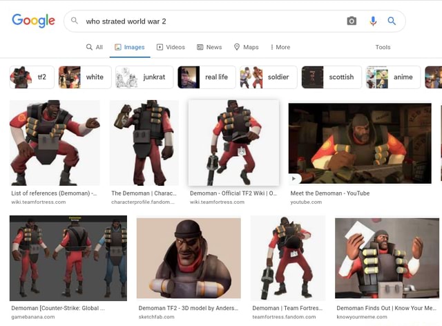 List of references - Official TF2 Wiki