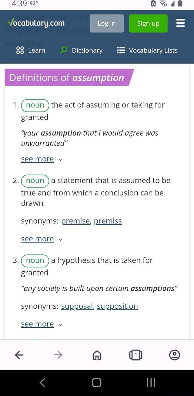 "So ul Log in Sign up 88 Learn Dictionary = Vocabulary Lists