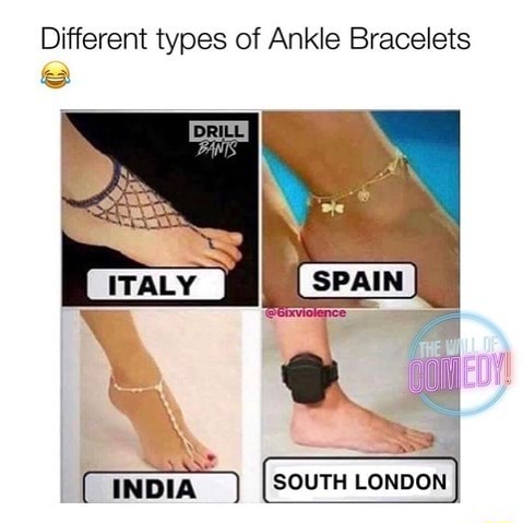 Types of sales ankle bracelets