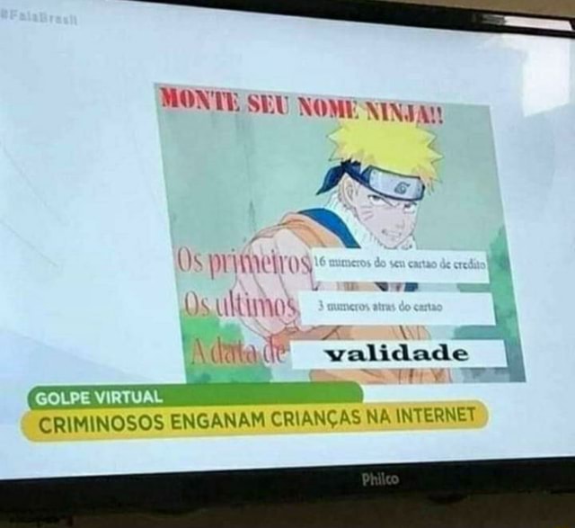 Ninja Scan - Quer se tornar um padrim? so me chamar no