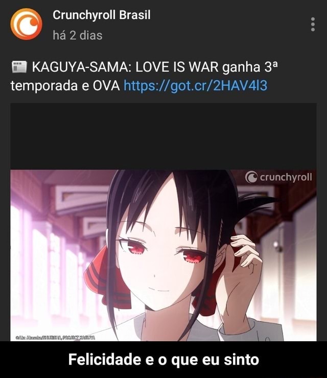 Terceira temporada e OVA de 'Kaguya-Sama: Love is War' são