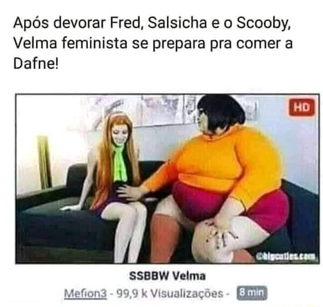 VS Em Scooby Doo, Salsicha e Velma tiveram um relado- namento instável,  onde ela sempre se