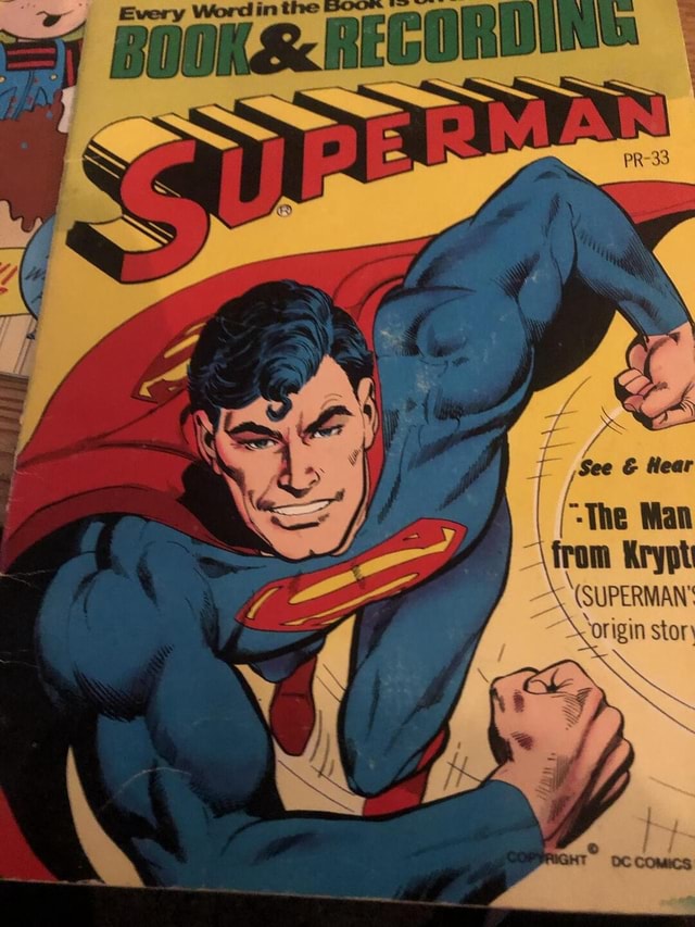 Superman Comic with vinyl record - iFunny Brazil