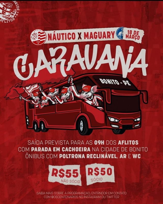 Perguntando isso porque vi esse an ncio de caravana de uma torcida