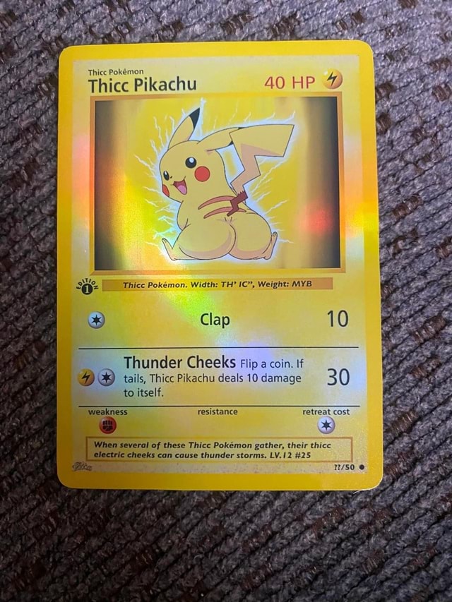 Thicc pikachu 2024