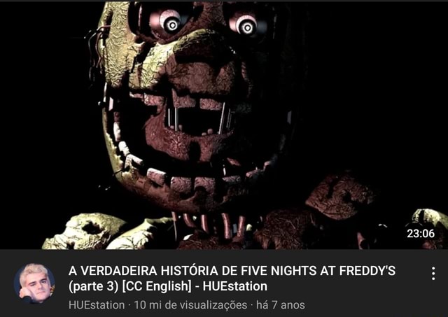 SILENCO! ss Souzones está contando A VERDADEIRA HISTÓRIA DE FIVE NIGHTS ATI  - iFunny Brazil