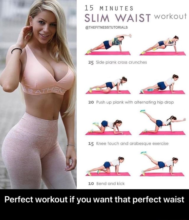 15 MINUTES SLIM WAIST workout THEFITNESSTUTORIALS 25 Side plank