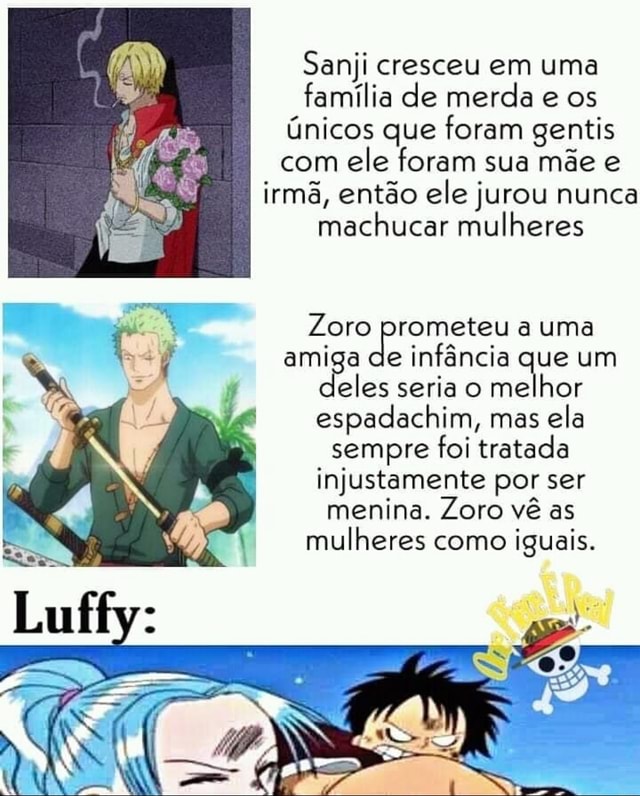 Se você ignorar o zoro pai de família, tu vai ter um filho esse ano -  iFunny Brazil