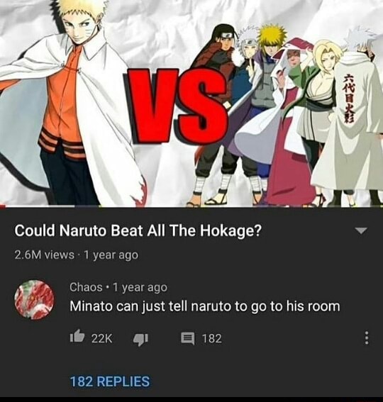 Could Naruto Beat All The Hokage? 