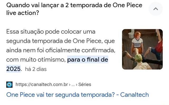 One Piece vai ter segunda temporada? - Canaltech