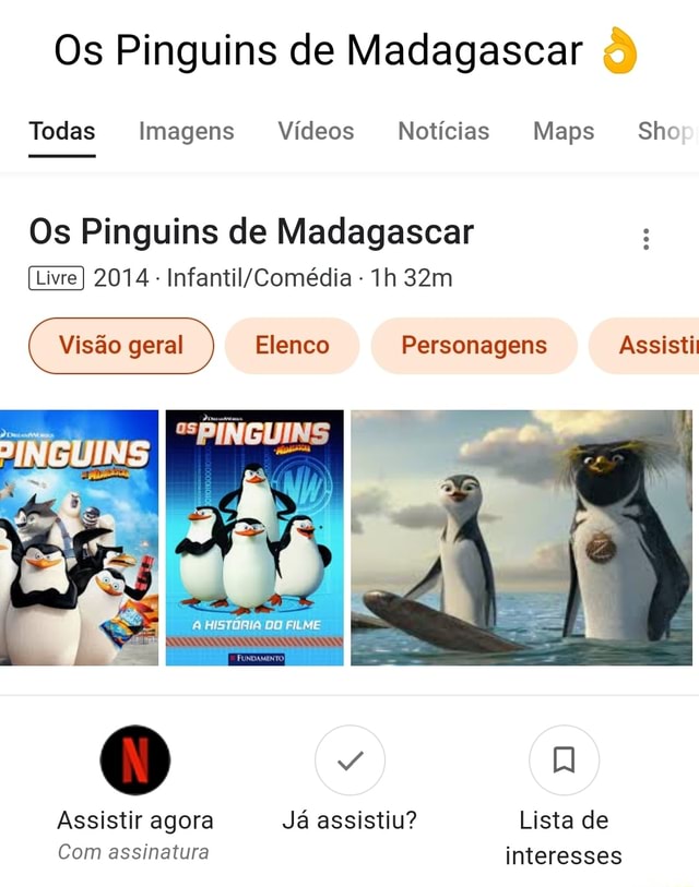 Os Pinguins de Madagascar - Filme 2014 - AdoroCinema