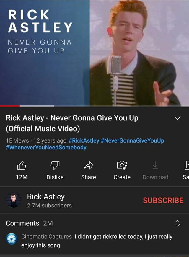 Rick Astley - Whenever You Need Somebody (Official Music Video) 