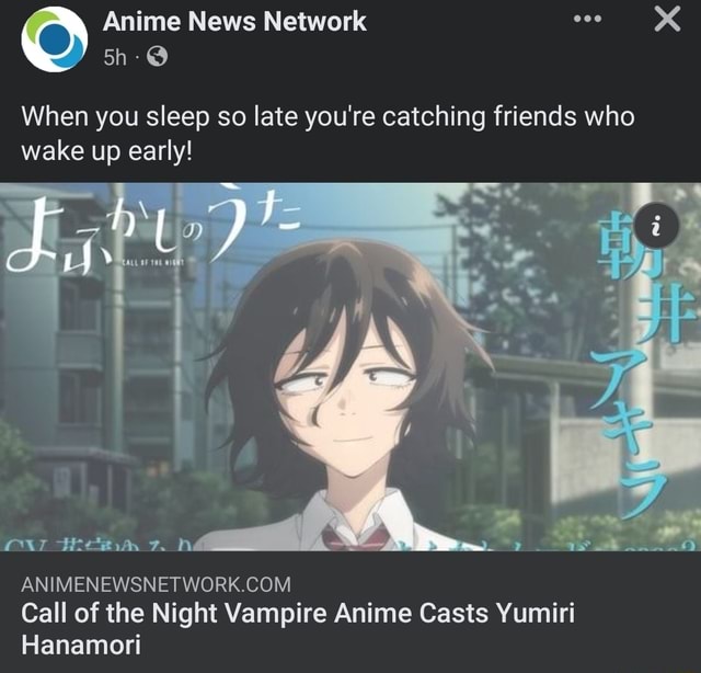 Call of the Night Vampire Anime Reveals Promo Video, Opening Theme, 3 Cast  Members, July 7 Premiere - News - Anime News Network