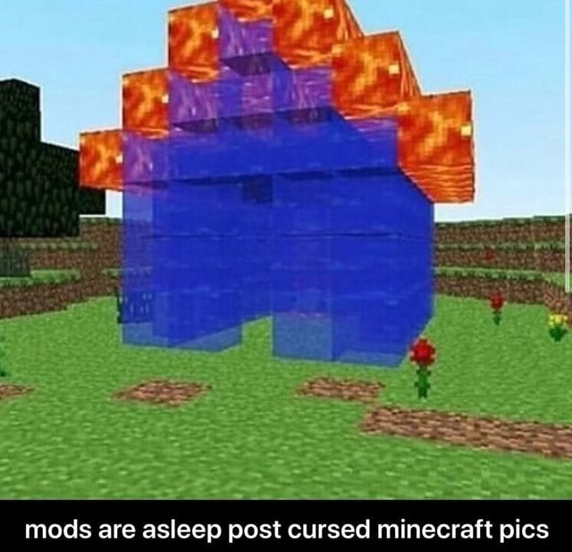 Cursed Minecraft images