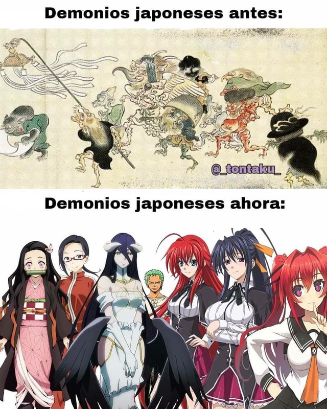 Demonios japoneses antes: feponeses alhoras - iFunny Brazil