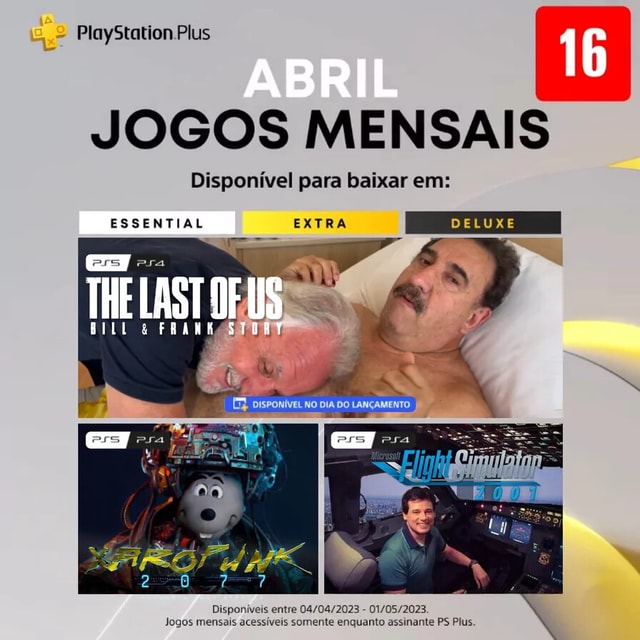 PlayStation Plus – Jogos Mensais: Abril