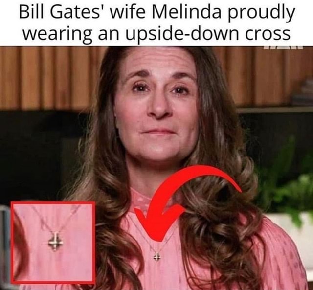 Melinda gates deals cross necklace