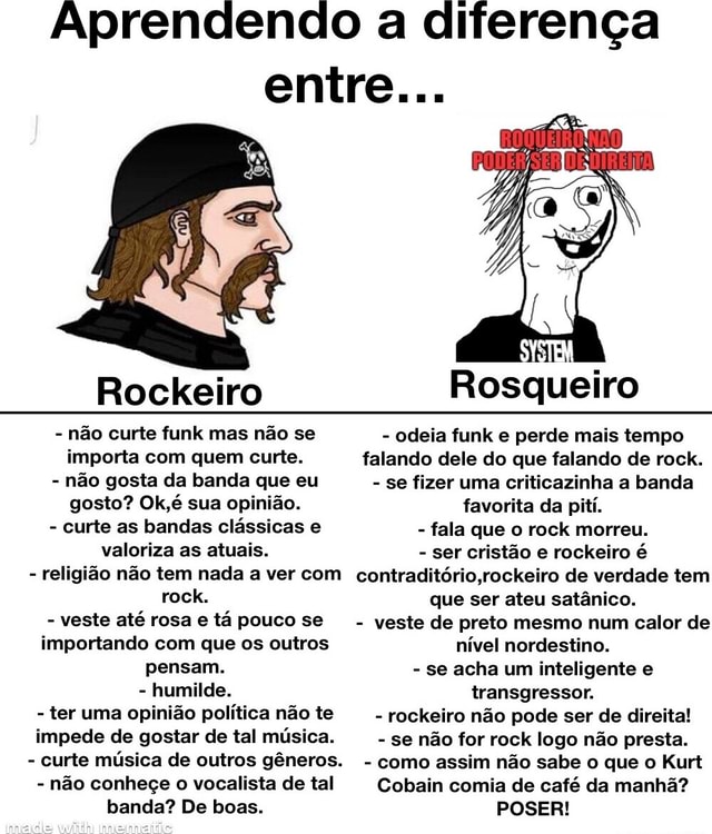 FUNKEIRO VS ROCKEIRO - QUEM AS MULHERES PREFEREM? 