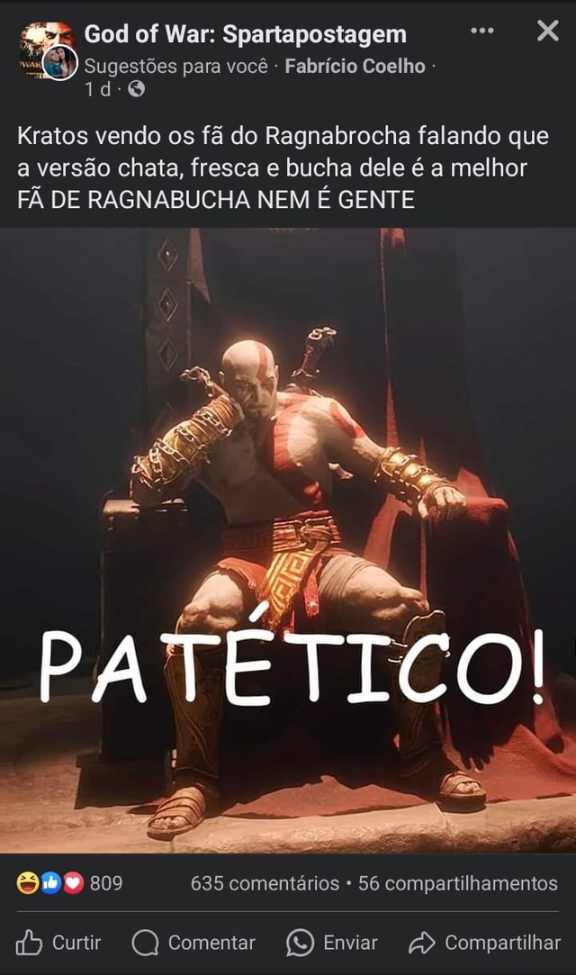 God of War: Spartapostagem